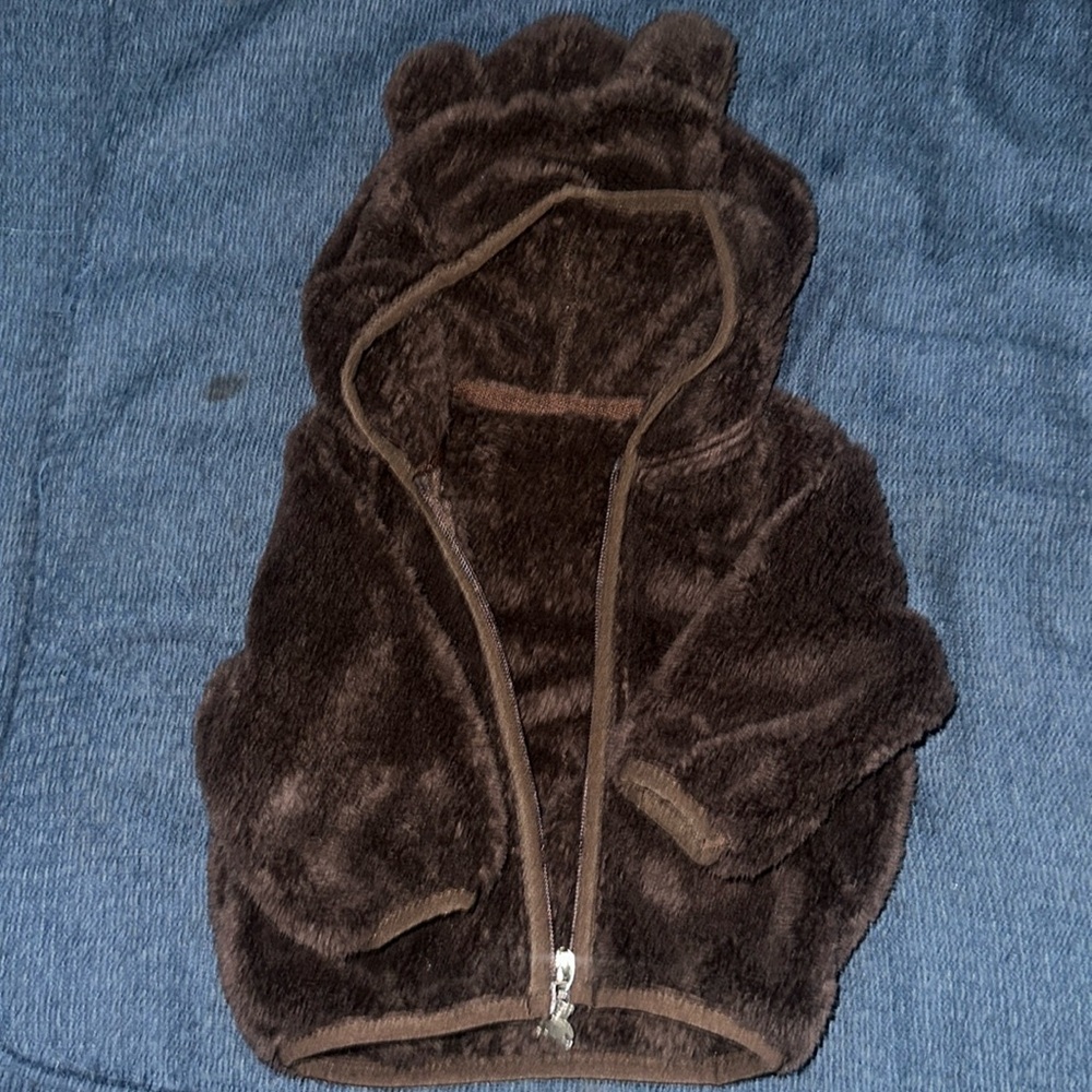Baby teddy bear jacket